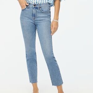 J. Crew factory Essential Straight Jean in All-Day Stretch - Marin Wash, 34